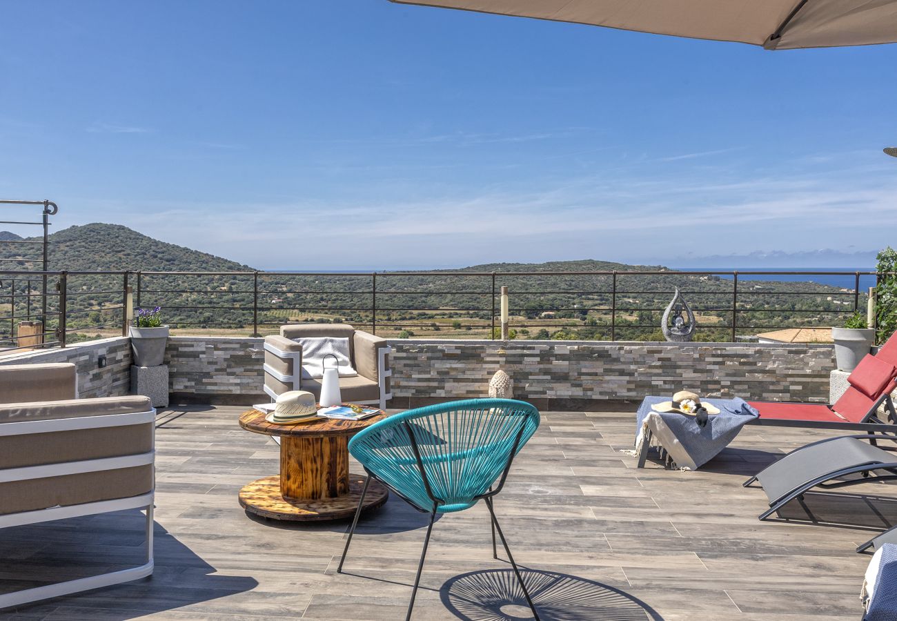 Villa a Belgodère - Villa Les 2 F, plage de Losari - Belgodère