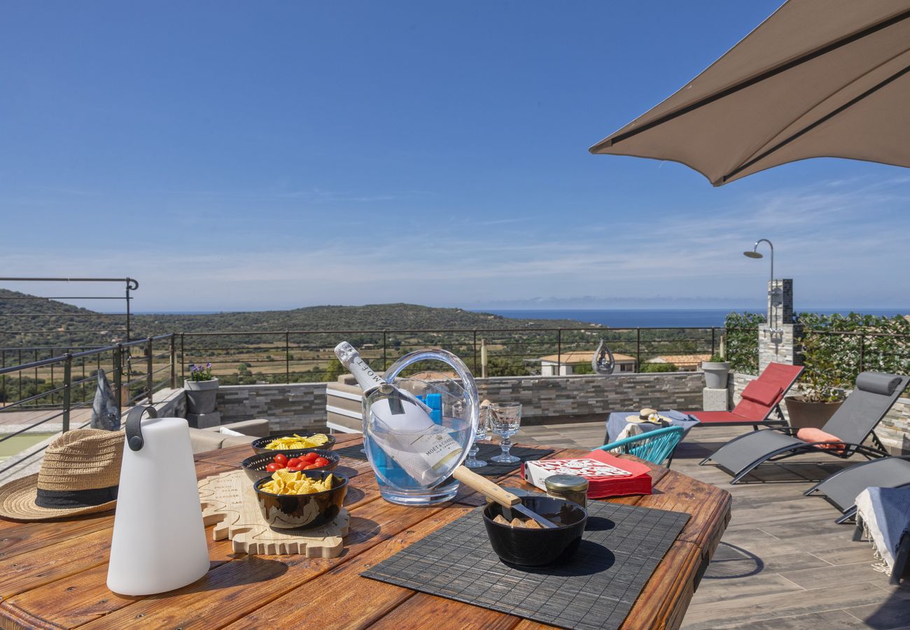 Villa a Belgodère - Villa Les 2 F, plage de Losari - Belgodère