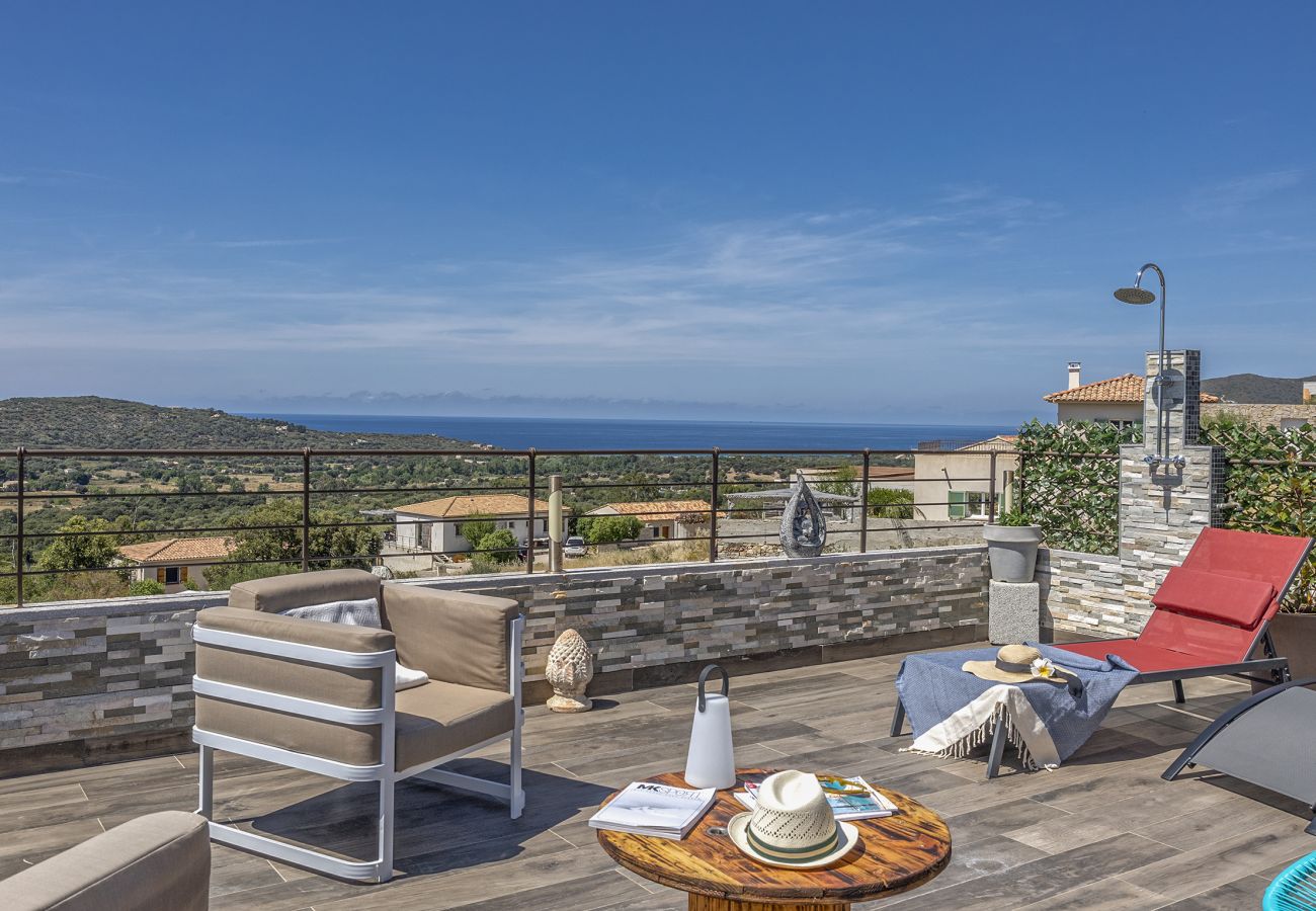 Villa à Belgodère - Villa Les 2 F, plage de Losari - Belgodère